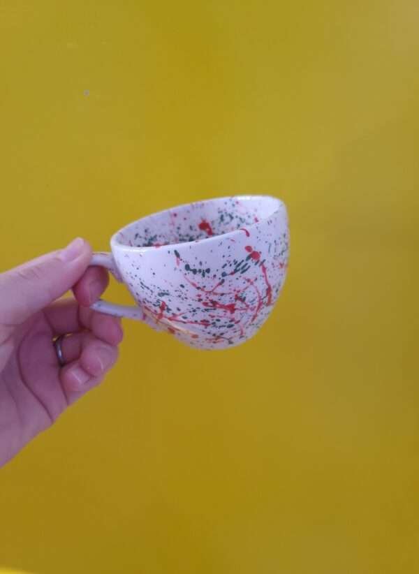COFFEE/ TEA CUP "CRVENO-ZELENO"