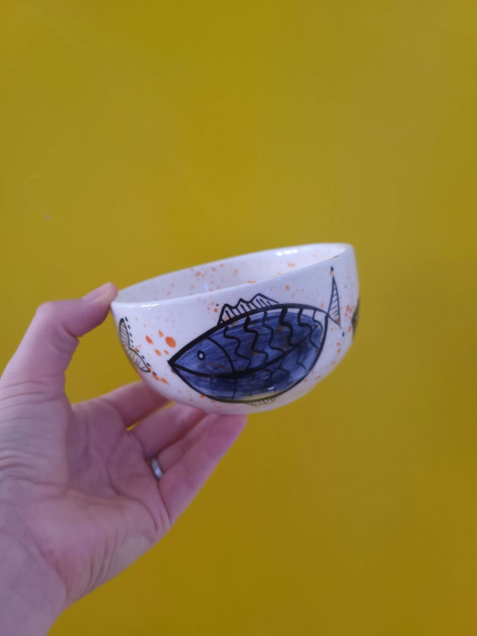 BOWL " PLAVE RIBE"
