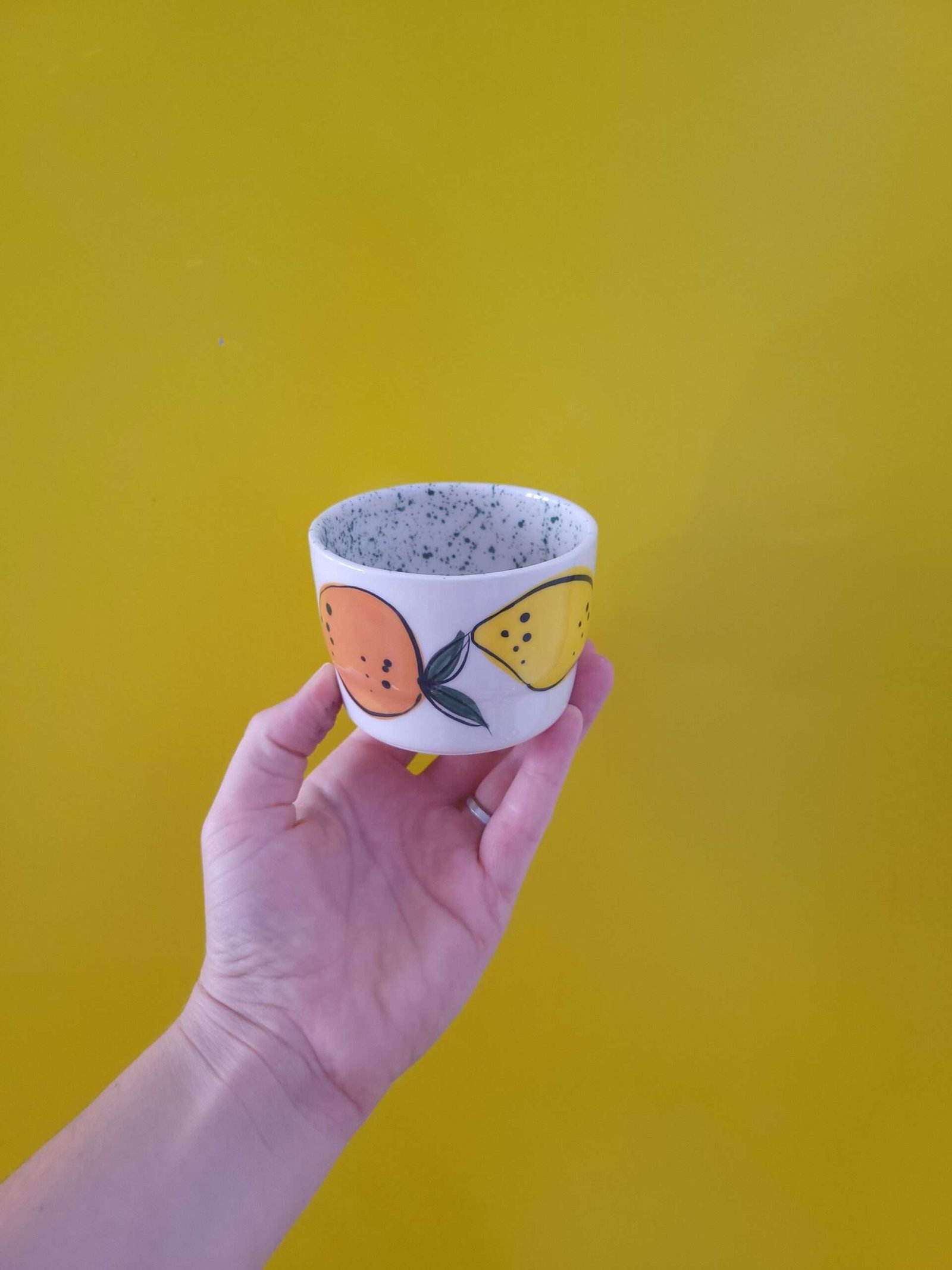 COFFEE/ TEA CUP "NARANČA& LEMUN"